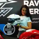 Helm Buatan Malaysia Gracshaw Hadir di Jakarta Helmet Exhibition 2019, Inilah Banderolnya
