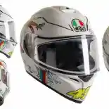 AGV Rilis Dua Helm Baru, K6 Nardo Grey dan K3 SV-S Replika Rossi