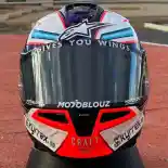 Jorge Martin Pamer Helm Baru, Alpinestars Supertech R10