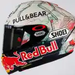 Helm Shoei Baru Marc Marquez di MotoGP Catalunya 2019