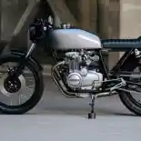 Inspirasi Modifikasi, Honda CB400F Bergaya Cafe Racer Sederhana