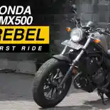 Honda CMX500 Rebel First Ride (Video)