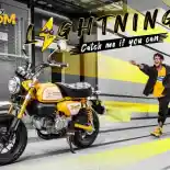 Honda Monkey Lightning Edition Meluncur, Warna Serba Kuning