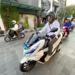 Honda PCX Electric Ramaikan Touring Electric Vehicle Funday Bandung