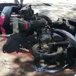 Motor Hancur Bekas Tabrakan Masih Bernilai dan Bisa Dijual