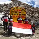 Touring Ekspedisi Himalayan Ridge Sukses Capai Finish di Ketinggian 5.359 Meter