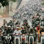 Ribuan Motor Bebek Kumpul di Jakarta, Ada Acara Apa?