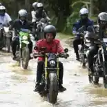 Jokowi Jelajahi Kalimantan Utara Gunakan Kawasaki W175 Custom Jokowi Jelajahi Kalimantan Utara Gunakan Kawasaki W175 Custom