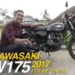 Video First Ride Kawasaki W175, Serba Klasik dan Halus!