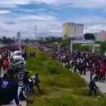 Ribuan Bikers Masuk Kawasan Pulogebang, Banyak yang Menggunakan Yamaha RX King!