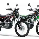 KLX 150BF SE dengan Grafis dan Warna Spesial