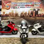Bertambah Usia, Komunitas Suzuki Burgman Gelar Gathering dan Baksos