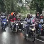 Sambut Hari Valentine, Pengguna Honda BeAT Keliling Bandung