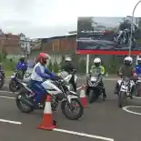 Komunitas Motor Honda Bogor Asah Kemampuan Safety Riding