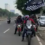 Komunitas Honda Gelar Touring Gunakan CB150R Streetfire Terbaru