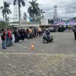 Tiga Komunitas NMax Bandung Silaturahmi Lewat Safety Riding