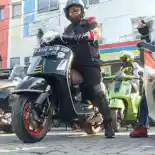 Komunitas Vespa GTVS dan Suzuki Burgman Gelar Riding Bersama