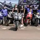Bersama Komunitas, Yamaha Gelar City Touring Kenalkan R15M Terbaru