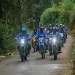 Komunitas Yamaha WR 155R Ngabuburit Jelajahi Bandung Utara