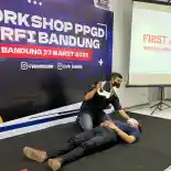 Sambil Kopdar, Komunitas YRFI Bandung Ikuti Workshop PPGD