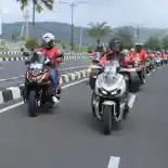 Ratusan Anggota Komunitas Honda Dukung Pembalap Indonesia di MotoGP Mandalika 2025