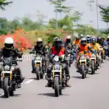 Pererat Solidaritas, Belasan TVS Ronin Jelajahi Bali-Lombok