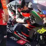 Maverick Vinales Jajal Motor Aprilia Pertama Kalinya di Misano