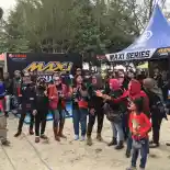Begini Riuhnya Pesta Penggemar Yamaha Maxi di Medan