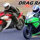 VIDEO : Dragrace Kawasaki Ninja 250 FI dengan Yamaha R25, Siapa Lebih Unggul?