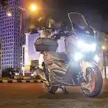 Modifikasi Yamaha NMax Oranye, Serasa Dekat Dengan Anak