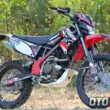 Modifikasi Kawasaki D-Tracker 150, Sim Salabim, Jadi Motor Trail