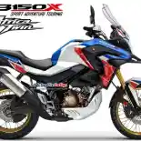 Siap Touring, Inspirasi Modifikasi Honda CB150X Bergaya Africa Twin