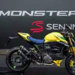 Penghormatan pada Ayrton Senna, Ducati Hadirkan Monster Senna Edition