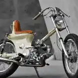 Motor Bebek Bergaya Chopper Hasil Karya Modifikator Taiwan