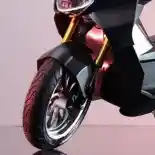 Scorpio Electric X Model, Skuter Listrik Bersuspensi Upside Down