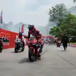 4 Pembalap HRC Rasakan Sensasi Riding di Jakarta