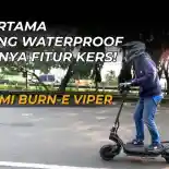 VIDEO: Nami Burn-E Viper, E-Scooter Antiair | Indonesia - OtoRider