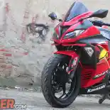 Modifikasi Kawasaki Ninja 250 Fi, Makin Unik Pakai Winglet