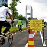 Sering Terjadi Konflik, Dishub DKI Jakarta Berikan Pembatas Jalur Sepeda