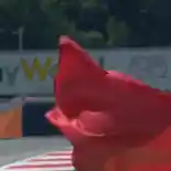 Dani Pedrosa dan Lorenzo Savadori Crash, Red Flag Berkibar