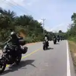 Komunitas XSR 155 Brotherhood Indonesia Jelajah Hutan di Kalimantan