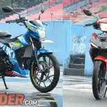 Komparasi Suzuki All New Satria F150 vs Yamaha MX-King, Duel Motor Road Race 150 cc