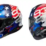 Shoei Luncurkan Helm Terbaru Z8 Edisi Marc Marquez American Spirit