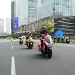 Komunitas Yamaha Lexi Community Jakarta Gelar Sunmori Sembari Berbagi