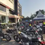 Ratusan Penggemar Roda Dua Ramaikan Sunday Morning Ride di Jakarta