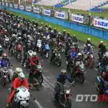 Ribuan Bikers Ikuti Gelaran Jambore Nasional 2018 yang Dihadiri Team Suzuki Ecstar MotoGP Andrea Iannone dan Alex Rins 