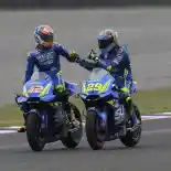 Di Tengah Konflik Valentino Rossi Dengan Marc Marquez, Suzuki Justru Raih Podium MotoGP Perdana di Musim 2018