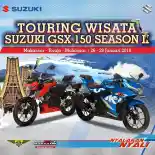 Begini Cara Bikers Berwisata Sambil Kampanyekan Safety Riding