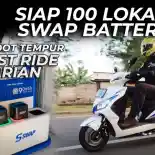 VIDEO: Swap Baterai di Minimarket! - Smoot Tempur - Tes Harian | OtoRider