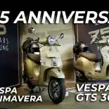 VIDEO: Edisi Spesial 75 Anniversary - Vespa Primavera dan Vespa GTS 300 - Indonesia | OtoRider